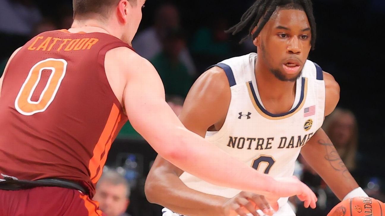 Freshman Blake Wesley ‘ready to start my next journey,’ will leave Notre Dame to enter NBA draft