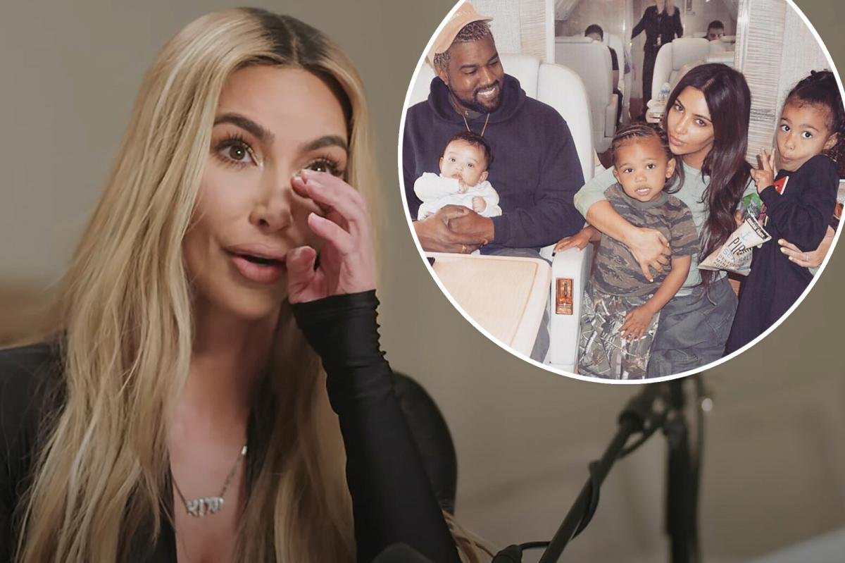 Kim Kardashian cries over ‘tough’ co-parenting with Kanye West